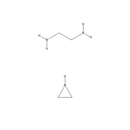 Chemical structure of Ethane-1,2-diamine--aziridine (1/1)