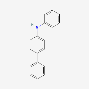 Chemical structure of N-Phenyl-4-biphenylamine