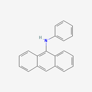 Chemical structure of N-Phenyl-9-anthramine