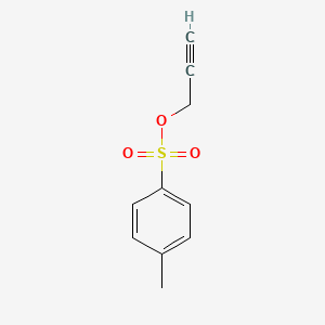 Chemical structure of Propargyl p-toluenesulfonate