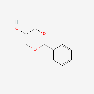 Chemical structure of 2-Phenyl-1,3-dioxan-5-ol