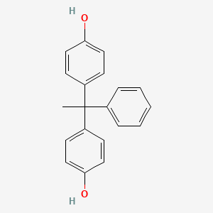 Chemical structure of 4,4′-(1-Phenylethylidene)bisphenol