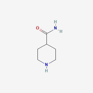Chemical structure of 4-Piperidinecarboxamide
