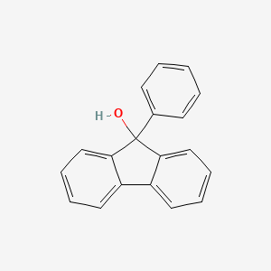 Chemical structure of 9-Phenyl-9-fluorenol