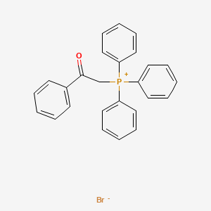 Chemical structure of Phenacyltriphenylphosphonium bromide