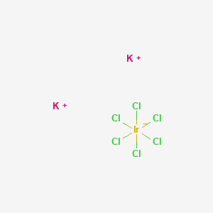 Chemical structure of Potassium hexachloroiridate(IV)