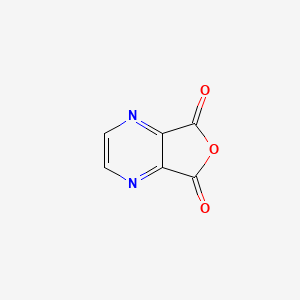 Chemical structure of Furo(3,4-b)pyrazine-5,7-dione