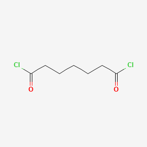 Chemical structure of Pimeloyl chloride