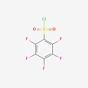Chemical structure of Pentafluorobenzenesulfonyl chloride