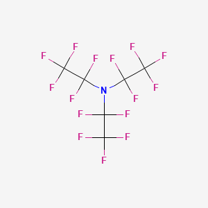 Chemical structure of Perfluorotriethylamine