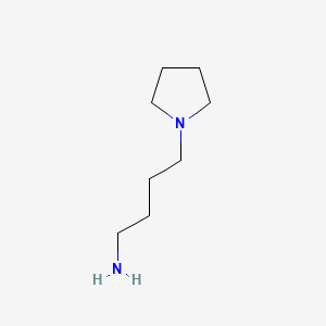 Chemical structure of 4-(1-Pyrrolidinyl)-1-butylamine
