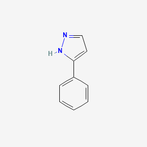 Chemical structure of 3-Phenyl-1H-pyrazole