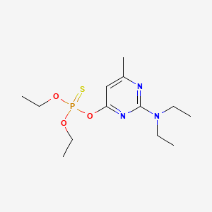 Chemical structure of Pirimiphos-Ethyl