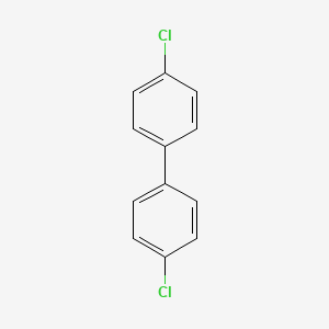 Chemical structure of 4,4′-Dichlorobiphenyl