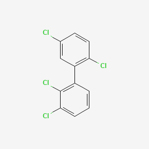 Chemical structure of 2,2′,3,5′-Tetrachlorobiphenyl