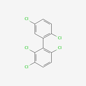 Chemical structure of 2,2'3,5',6-Pentachlorobiphenyl