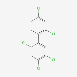Chemical structure of 2,2',4,4',5-Pentachlorobiphenyl