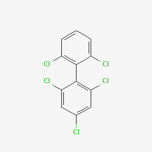 Chemical structure of 2,2',4,6,6'-Pentachlorobiphenyl