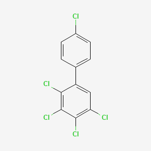 Chemical structure of 2,3,4,4',5-Pentachlorobiphenyl