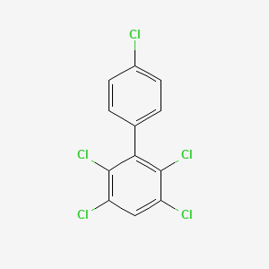Chemical structure of 2,3,4',5,6-Pentachlorobiphenyl