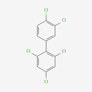 Chemical structure of 2,3',4,4',6-Pentachlorobiphenyl
