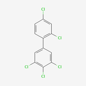 Chemical structure of 2',3,4,4',5-Pentachlorobiphenyl