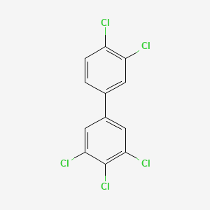 Chemical structure of 3,3',4,4',5-Pentachlorobiphenyl