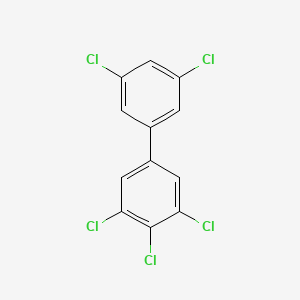 Chemical structure of 3,3',4,5,5'-Pentachlorobiphenyl