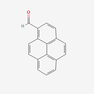 Chemical structure of 1-Pyrenecarboxaldehyde