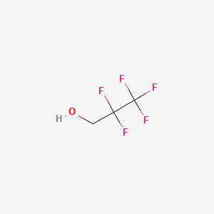 Chemical structure of 2,2,3,3,3-Pentafluoropropanol