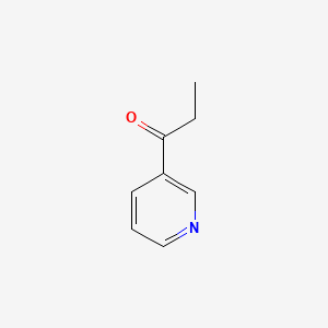 Chemical structure of 3-Propionylpyridine