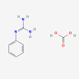 Chemical structure of Phenylguanidine carbonate salt