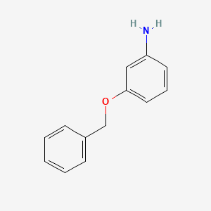 Chemical structure of 3-Benzyloxyaniline