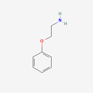 Chemical structure of 2-Phenoxyethylamine