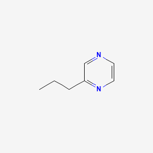 Chemical structure of 2-Propylpyrazine
