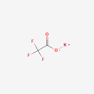 Chemical structure of Potassium trifluoroacetate