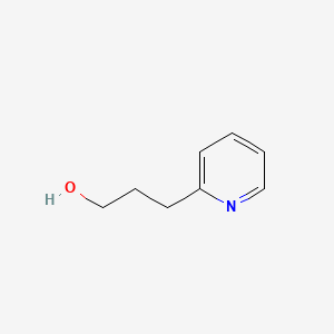Chemical structure of 2-Pyridinepropanol
