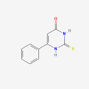 Chemical structure of 6-Phenyl-2-thiouracil