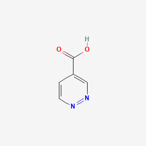Chemical structure of Pyridazine-4-carboxylic acid