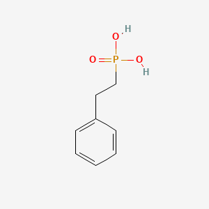 Chemical structure of 2-phenylethylphosphonic Acid