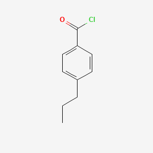 Chemical structure of 4-Propylbenzoyl chloride