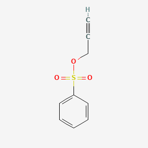 Chemical structure of Propargyl benzenesulfonate