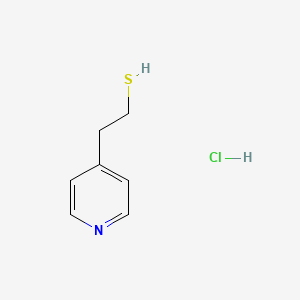 Chemical structure of 4-Pyridineethanethiol Hydrochloride