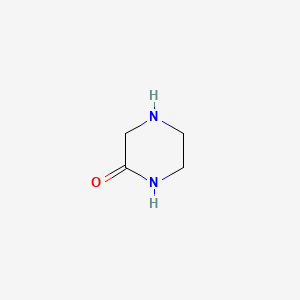Chemical structure of 2-Piperazinone