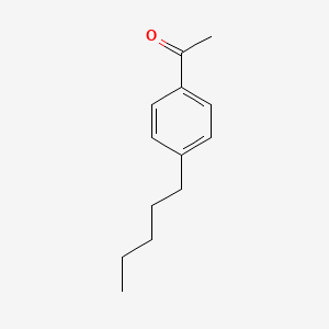 Chemical structure of 4'-Pentylacetophenone