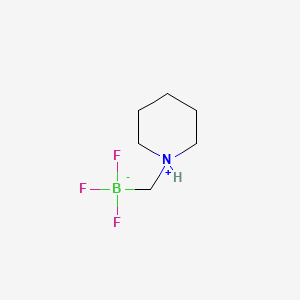 Chemical structure of (Piperidinium-1-ylmethyl)trifluoroborate