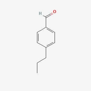 Chemical structure of 4-Propylbenzaldehyde