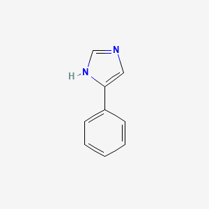 Chemical structure of 4-Phenylimidazole