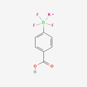 Chemical structure of Potassium 4-carboxyphenyltrifluoroborate