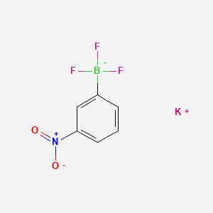 Chemical structure of Potassium (3-Nitrophenyl)trifluoroborate